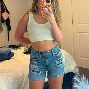 American Eagle distressed shorts!